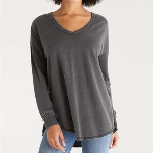 Z Supply V Neck Weekender Grey